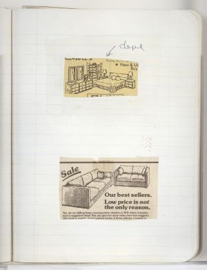 Artwork: Pattern (Study), c. 1991 (RLCR 4096.2)  REF NB1: Page 30