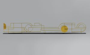 Artwork: Long Modern Sculpture (Maquette), 1969 (RLCR 1694)