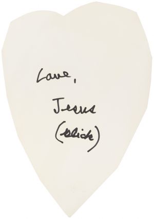 A Valentine, c. 1992–93 (RLCR 4782). Verso