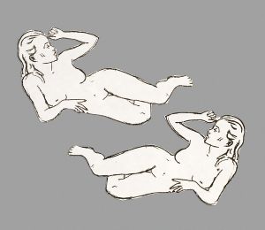 Artwork: Bathers, c. 1994–97 (RLCR 4347)  Figures C and D