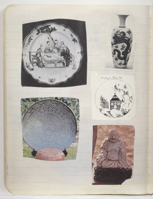Jericho Compositions Notebook, Drawings in this book c. 1970–76 (RLCR 1923). Page 18v