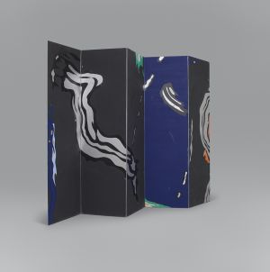 Artwork: Screen with Brushstrokes (Maquette), c. 1984–86 (RLCR 3400)