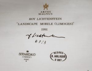 Landscape Mobile, 1991 (published 1991) RLCR 4060.AP3/12: Inscription