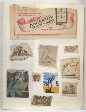 Jericho Compositions Notebook, Drawings in this book c. 1970–76 (RLCR 1923). Page 13r