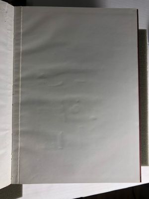 Virtual Interior (Study), 1995 (RLCR 4440). Linear depressions on page 64 of RLCR 2535, Winsor & Newton Large Sketchbook