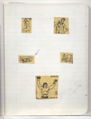 Interiors Compositions Notebook, Drawings in this book c. 1991–94 (RLCR 4096). Page 6