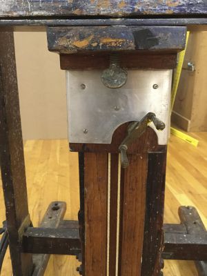 Easel, c. 1940s (RLCR 2). Detail