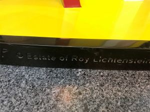 Lamp, 1977 (fabricated 1978, posthumous AP fabricated 2006) RLCR 2682.AP.  Inscription