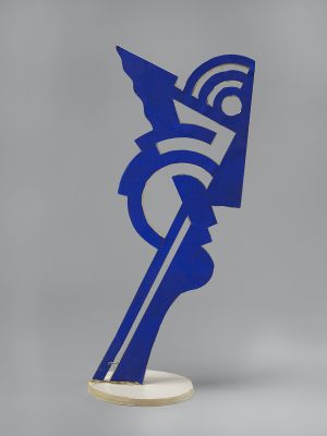 Artwork: Modern Head (Maquette), c. 1989 (RLCR 3797)