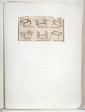 Interiors Compositions Notebook, Drawings in this book c. 1991–94 (RLCR 4096). Page 31