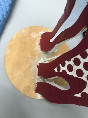 Brushstroke Nude (Maquette), 1992 (RLCR 4108). Detail