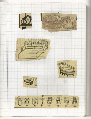 Minibook Notebook, Drawing in this book c. 1989 (RLCR 3789). Page 5