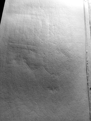 Small Black Sketchbook [2], Drawings in this book c. 1971, c. 1983 (RLCR 1998). Linear depressions on page 88v showing molecules in bond-line notation, as used in organic chemistry