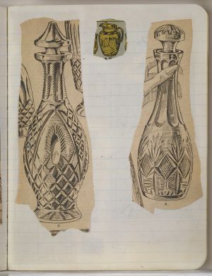 Jericho Compositions Notebook, Drawings in this book c. 1970–76 (RLCR 1923). Page 9r