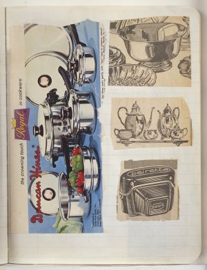 Jericho Compositions Notebook, Drawings in this book c. 1970–76 (RLCR 1923). Page 8r