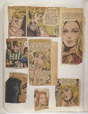 Jericho Compositions Notebook, Drawings in this book c. 1970–76 (RLCR 1923). Page 14v