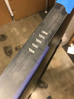 Screen with Brushstrokes, c. 1984–86 (fabricated c. 1986–1990) RLCR 3401.2/12 (LCG-89).  Incisions numbering fifth panel (top edge)