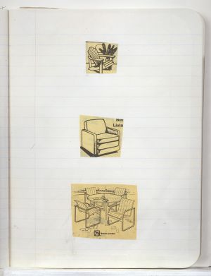 Interiors Compositions Notebook, Drawings in this book c. 1991–94 (RLCR 4096). Page 11