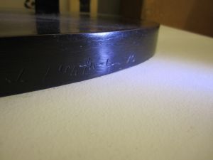 Mirror I, 1976 (fabricated 1977, posthumous 0/3 fabricated 2019) RLCR 2533.3/3.  Inscription