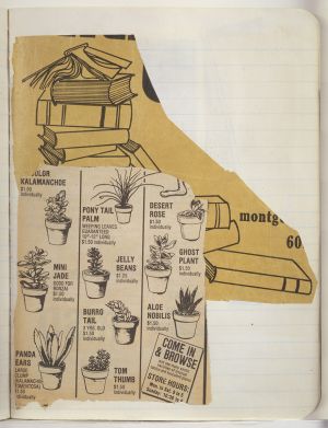 Jericho Compositions Notebook, Drawings in this book c. 1970–76 (RLCR 1923). Page 6r