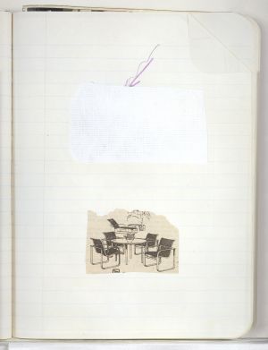 Interiors Compositions Notebook, Drawings in this book c. 1991–94 (RLCR 4096). Page 24