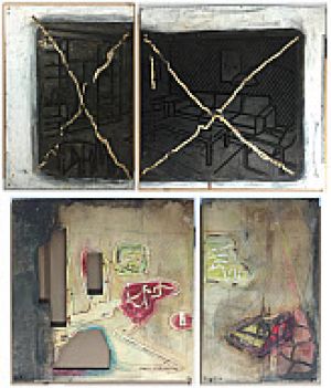 Modern Room, 1990 (published 1991) (RLCR 3986). Woodblocks (Whitney Museum of American Art
