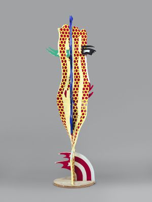 Artwork: Metallic Brushstroke Head (Maquette), c. 1992 (RLCR 4146)