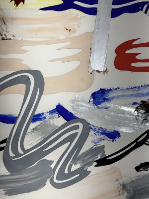 Sunshine Through the Clouds (Study), 1984 (RLCR 3376). Detail