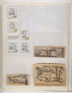 Jericho Compositions Notebook, Drawings in this book c. 1970–76 (RLCR 1923). Page 22v