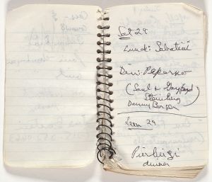 Mead Memo Book, Drawing in this book c. 1991–94 (RLCR 4097). Page 6r