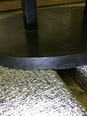 Mirror I, 1976 (fabricated 1977, posthumous 0/3 fabricated 2019) RLCR 2533.2/3.  Inscription