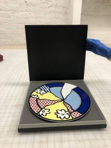 Rosenthal Flower Service Plate, 1992 (published 1996) Plate in fitted box