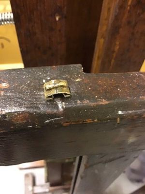 Easel, c. 1940s (RLCR 2). Detail