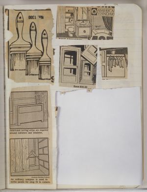 Jericho Compositions Notebook, Drawings in this book c. 1970–76 (RLCR 1923). Page 10r