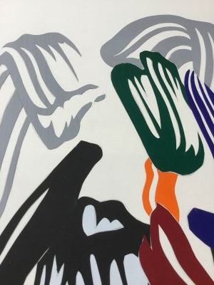 Apple with Gray Background (Study), 1982 (RLCR 3102). Detail