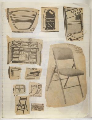 Jericho Compositions Notebook, Drawings in this book c. 1970–76 (RLCR 1923). Page 11r