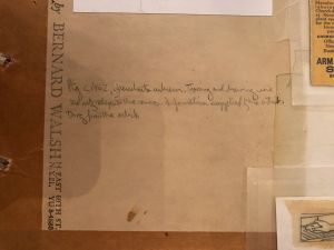 Untitled (Study), c. 1962 (RLCR 737). Owner's annotation on backing board suggests there is a related unlocated painting dated c. 1962