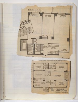 Jericho Compositions Notebook, Drawings in this book c. 1970–76 (RLCR 1923). Page 34r