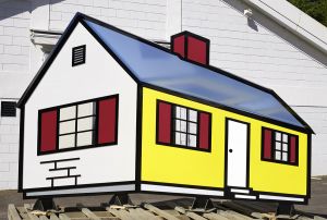 Artwork: House I, 1997 (fabricated 1998 and repainted 2015, posthumous AP fabricated 1998 and repainted 2006) (RLCR 4677) Photo: Courtesy National Gallery of Art, Washington RLCR 4677.1/1 in 2023