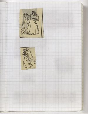 Minibook Notebook, Drawing in this book c. 1989 (RLCR 3789). Page 4
