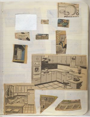 Jericho Compositions Notebook, Drawings in this book c. 1970–76 (RLCR 1923). Page 16r