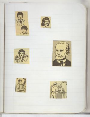 Interiors Compositions Notebook, Drawings in this book c. 1991–94 (RLCR 4096). Page 34