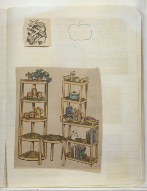 Artwork: Apple (Study), c. 1988–91 (RLCR 3083.1)  REF NB5: Page 11r