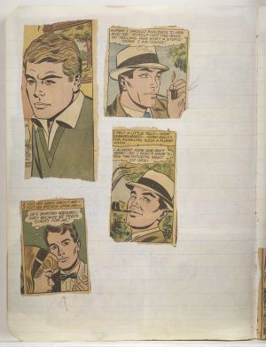 Jericho Compositions Notebook, Drawings in this book c. 1970–76 (RLCR 1923). Page 15v