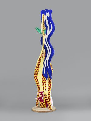 Artwork: Metallic Brushstroke Head (Maquette), c. 1992 (RLCR 4146)