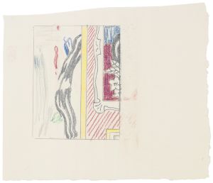 Paintings (Study), c. 1983 (RLCR 3181.19). RLCR 3248, Paintings: White Flowers (Study), which was cut from this page