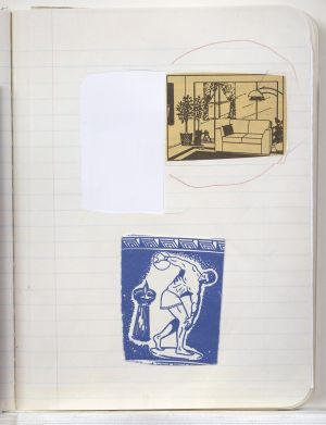 Interiors Compositions Notebook, Drawings in this book c. 1991–94 (RLCR 4096). Page 21