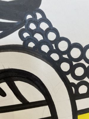 Still Life with Portrait (Study), 1973 (RLCR 2215). Detail