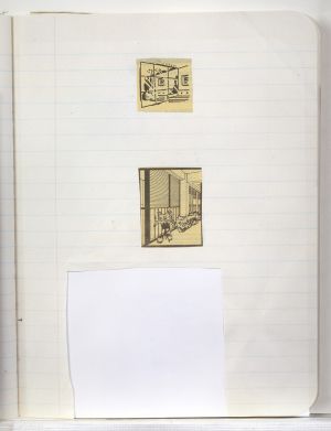 Interiors Compositions Notebook, Drawings in this book c. 1991–94 (RLCR 4096). Page 10