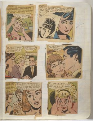 Jericho Compositions Notebook, Drawings in this book c. 1970–76 (RLCR 1923). Page 15r